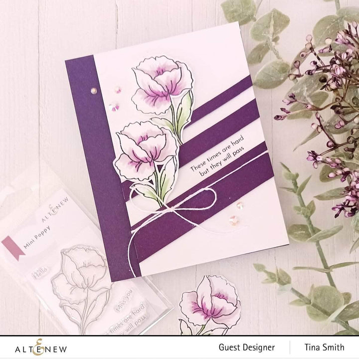 Photocentric Clear Stamps Mini Poppy Stamp Set