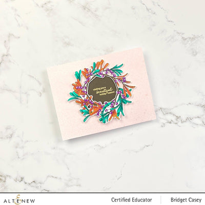 Photocentric Clear Stamps Mistletoe Wreath Stamp Set