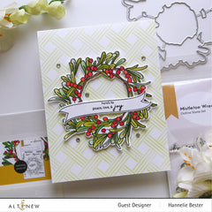 Photocentric Clear Stamps Mistletoe Wreath Stamp Set