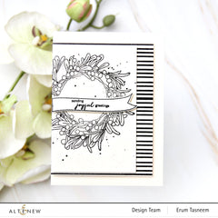 Photocentric Clear Stamps Mistletoe Wreath Stamp Set