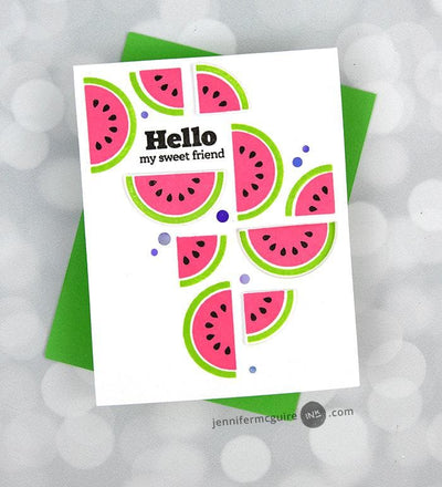 PMA Industries, Inc. Clear Stamps Mod Fruit Bowl Stamp Set