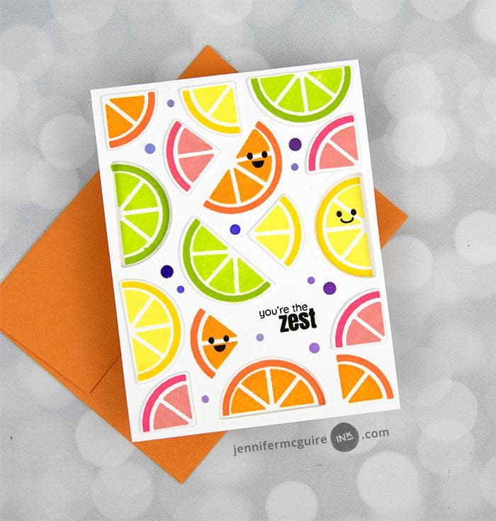 PMA Industries, Inc. Clear Stamps Mod Fruit Bowl Stamp Set