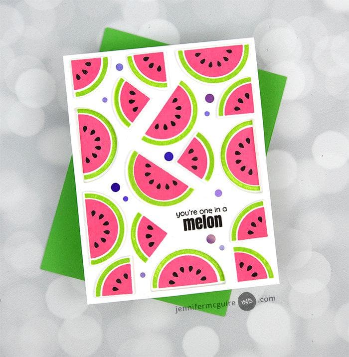 PMA Industries, Inc. Clear Stamps Mod Fruit Bowl Stamp Set