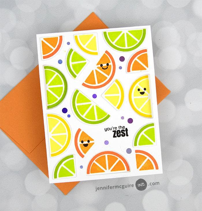 PMA Industries, Inc. Clear Stamps Mod Fruit Bowl Stamp Set