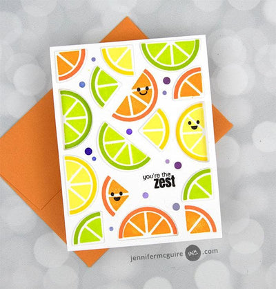 PMA Industries, Inc. Clear Stamps Mod Fruit Bowl Stamp Set