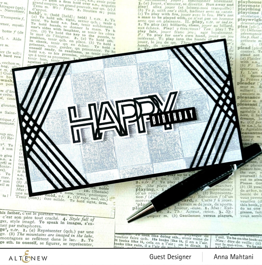 Photocentric Clear Stamps Modern Alphabet Stamp Set