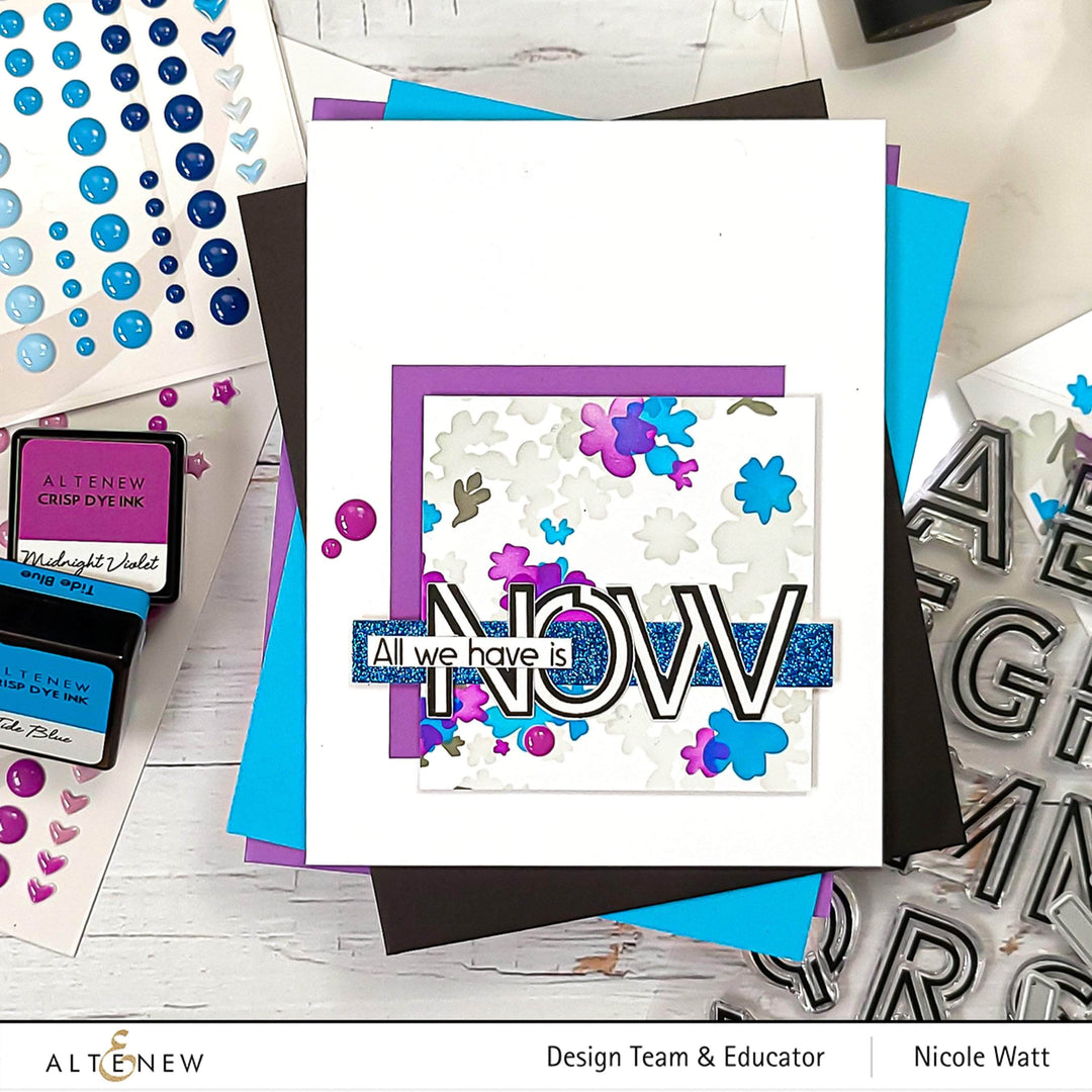 Photocentric Clear Stamps Modern Alphabet Stamp Set