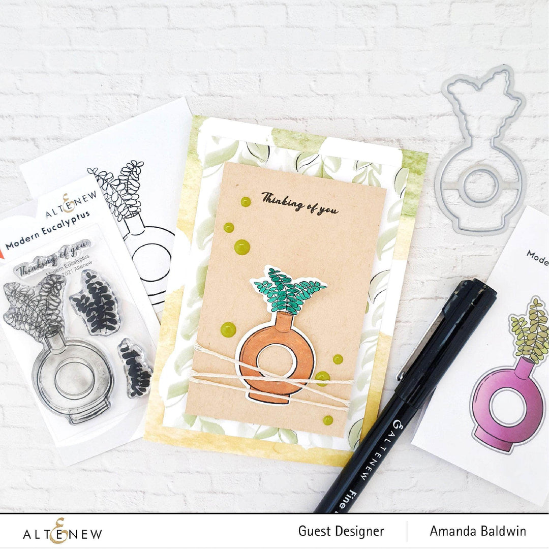 Photocentric Clear Stamps Modern Eucalyptus Stamp Set
