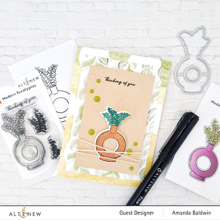 Photocentric Clear Stamps Modern Eucalyptus Stamp Set