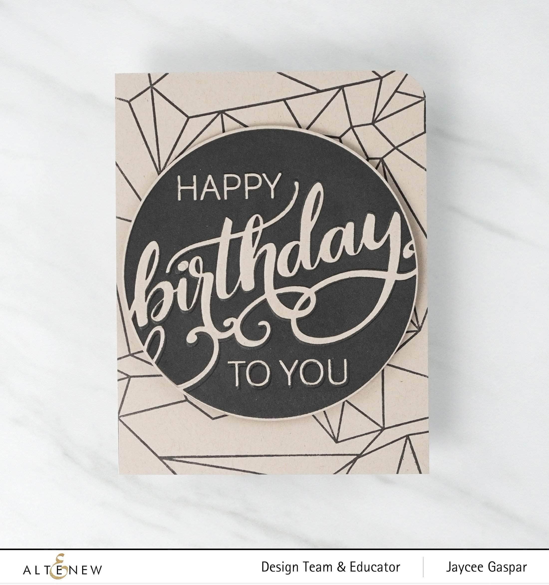 Photocentric Clear Stamps Modern Greetings Stamp Set