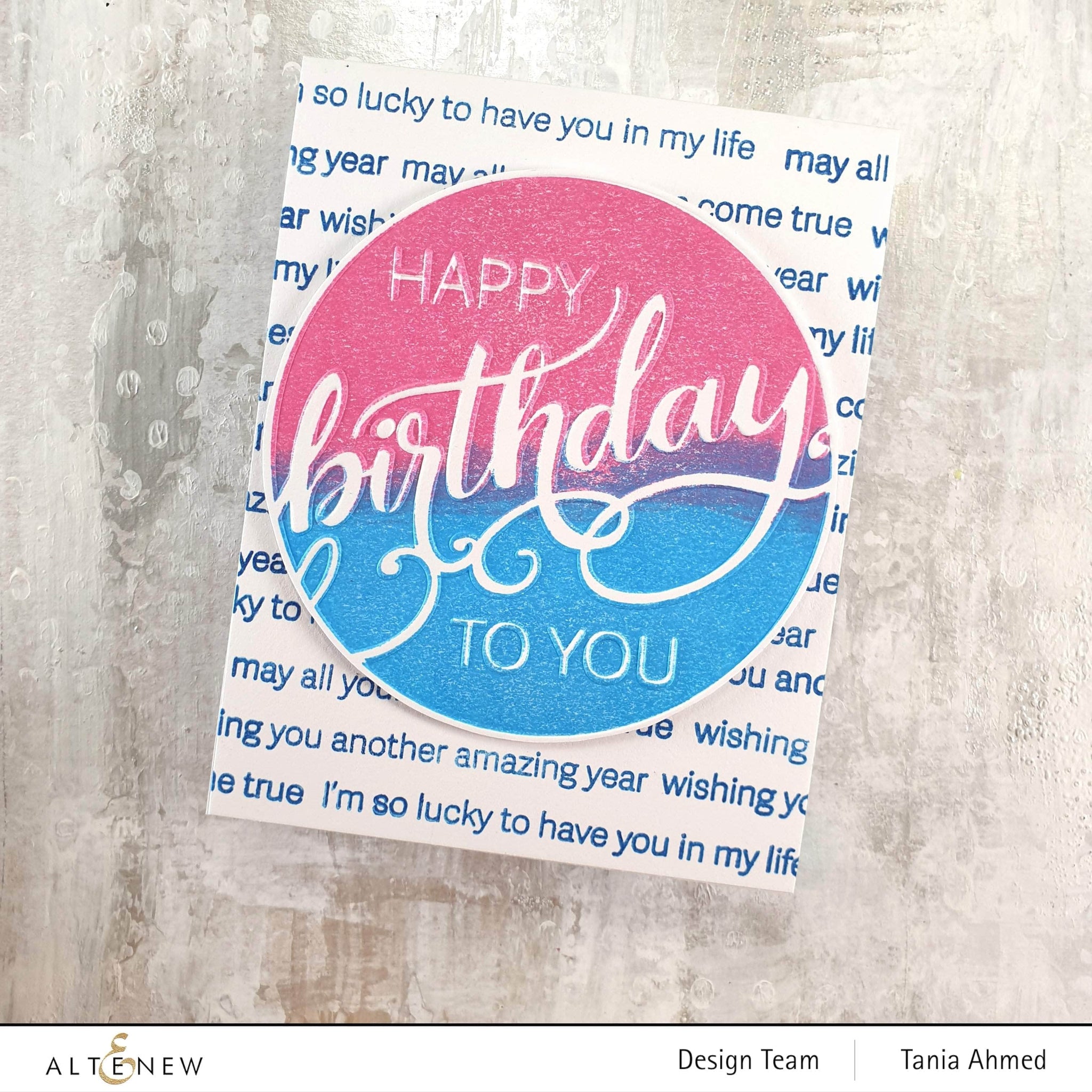 Photocentric Clear Stamps Modern Greetings Stamp Set