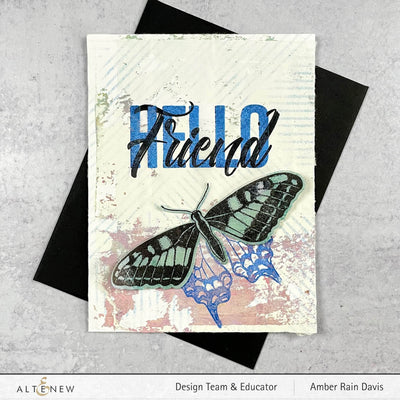 Photocentric Clear Stamps Modern Hello Stamp Set