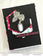 Photocentric Clear Stamps Monstera in Vase Stamp Set