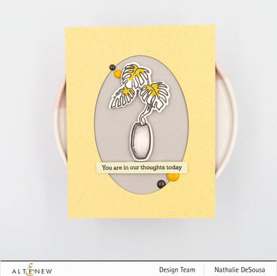 Photocentric Clear Stamps Monstera in Vase Stamp Set