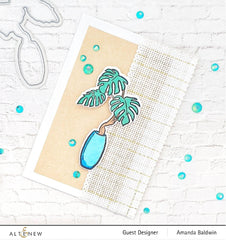 Photocentric Clear Stamps Monstera in Vase Stamp Set