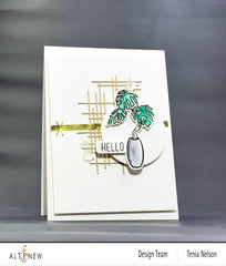 Photocentric Clear Stamps Monstera in Vase Stamp Set