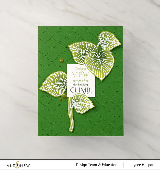PMA Industries, Inc. Clear Stamps Monsteras and Quotes Stamp Set