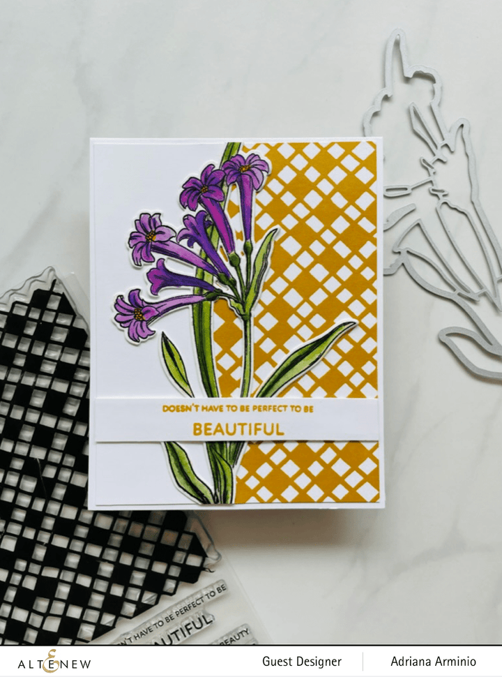 Photocentric Clear Stamps Mosaic Diamonds Stamp Set