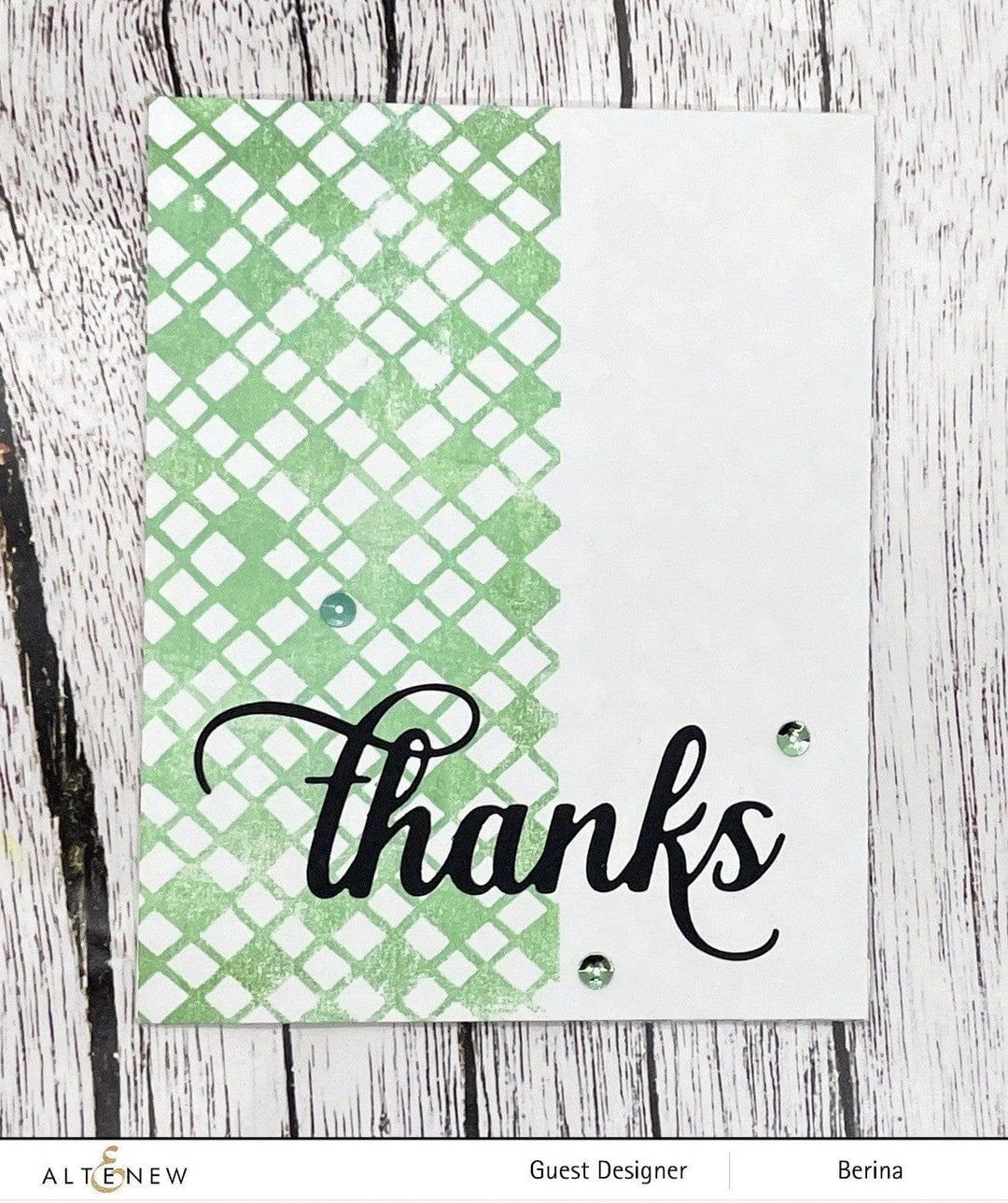 Photocentric Clear Stamps Mosaic Diamonds Stamp Set