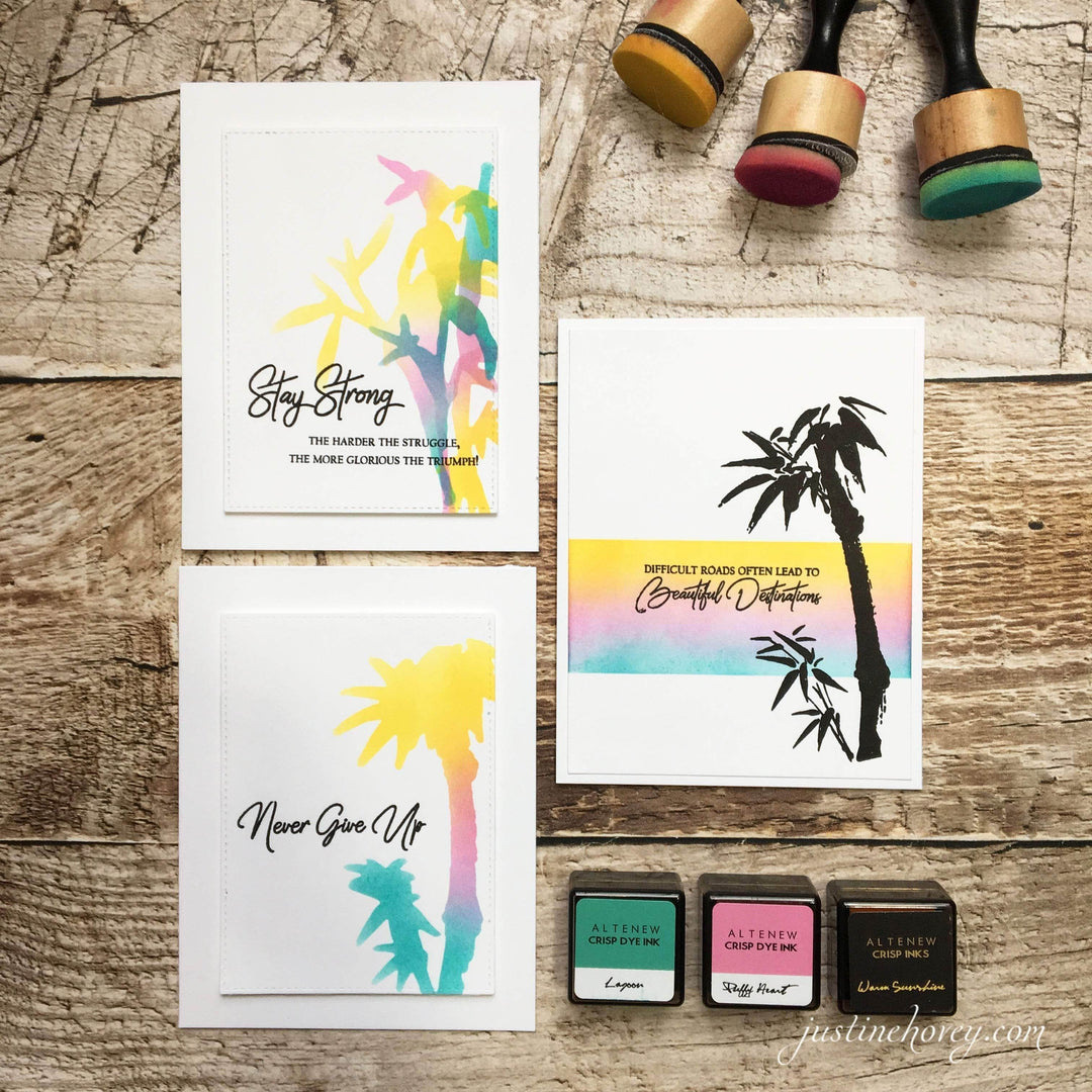 Photocentric Clear Stamps Never Give Up Stamp Set