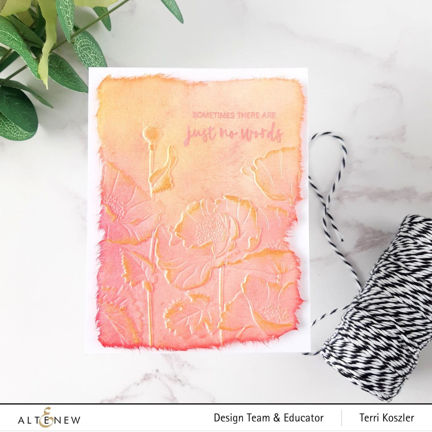 Photocentric Clear Stamps Oriental Poppy Stamp Set