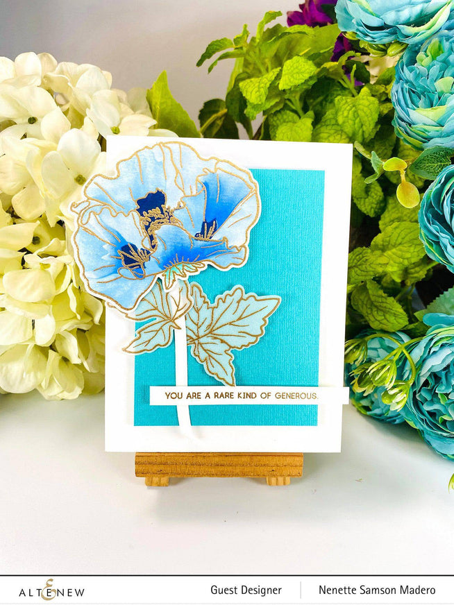 Photocentric Clear Stamps Oriental Poppy Stamp Set