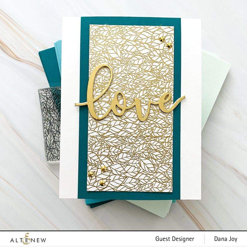 Photocentric Clear Stamps Overlapped Leaves Stamp Set