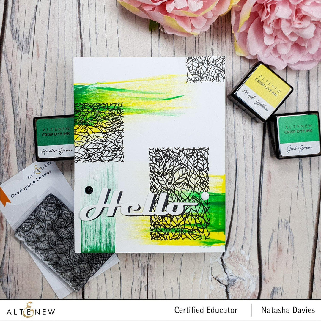 Photocentric Clear Stamps Overlapped Leaves Stamp Set