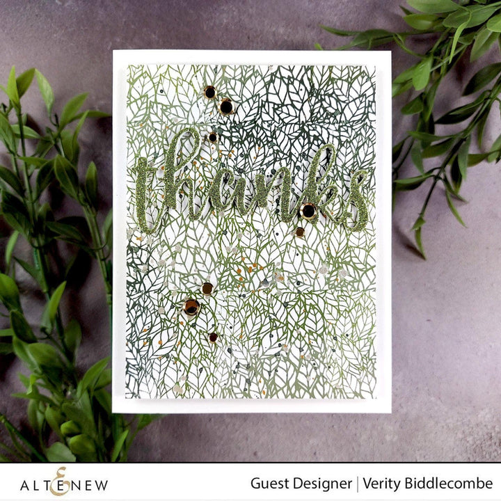 Photocentric Clear Stamps Overlapped Leaves Stamp Set