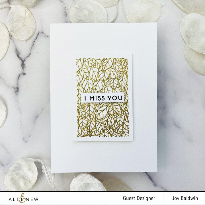 Photocentric Clear Stamps Overlapped Leaves Stamp Set