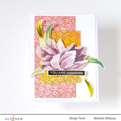 Photocentric Clear Stamps Overlapped Leaves Stamp Set