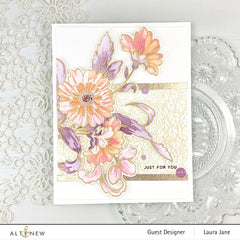 Photocentric Clear Stamps Overlapped Leaves Stamp Set