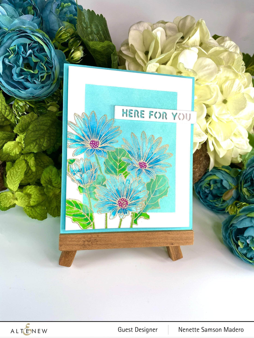 Photocentric Clear Stamps Paint-A-Flower: African Daisy Outline Stamp Set