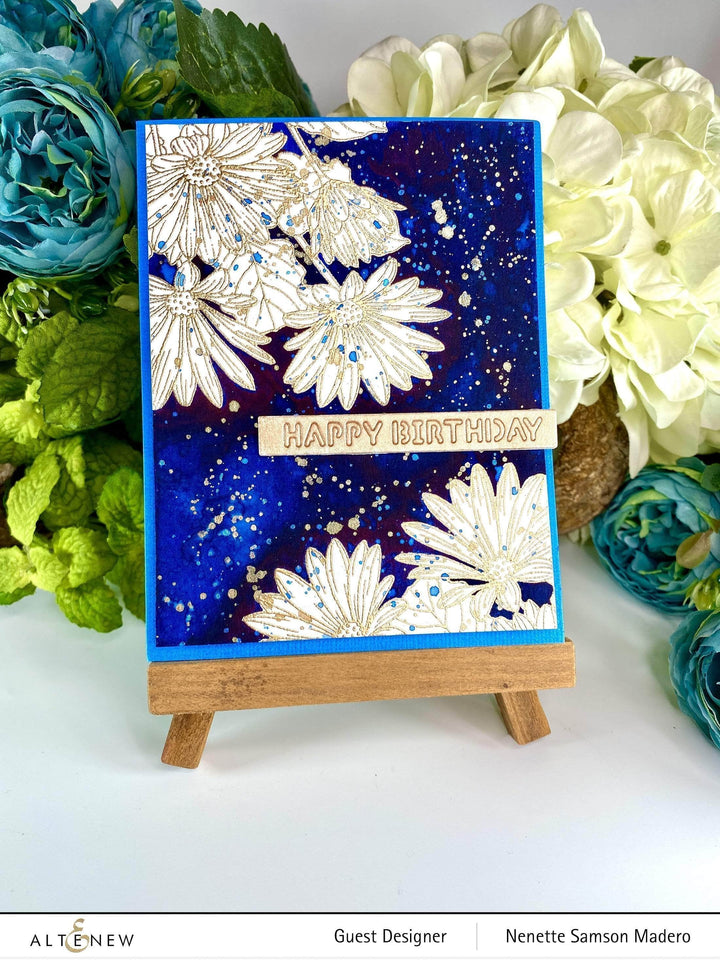 Photocentric Clear Stamps Paint-A-Flower: African Daisy Outline Stamp Set