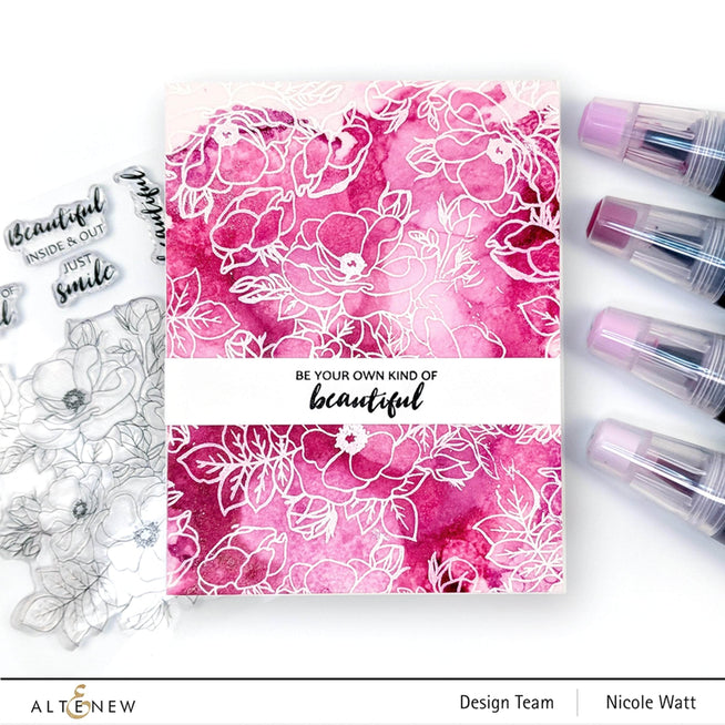 Photocentric Clear Stamps Paint-A-Flower: Anemone Outline Stamp Set