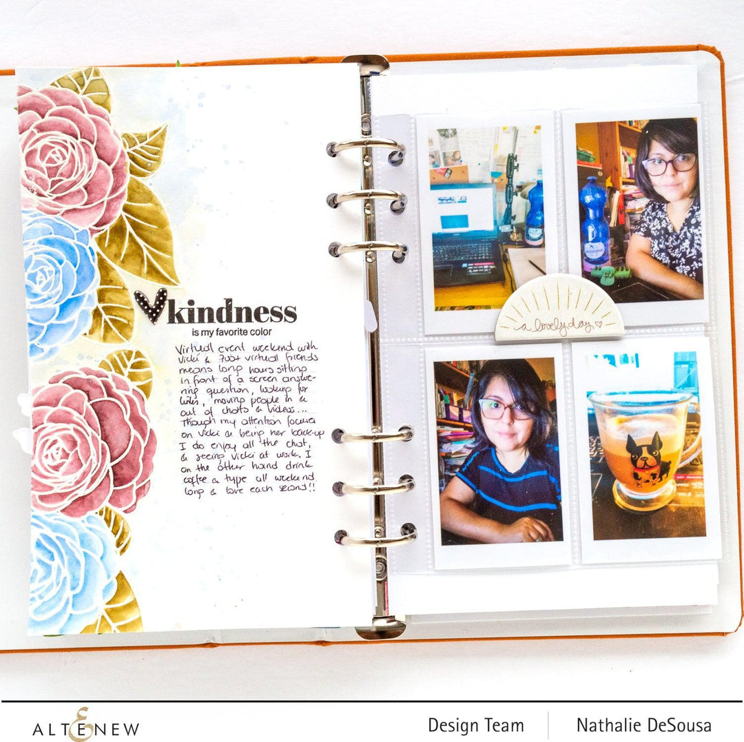 Photocentric Clear Stamps Paint-A-Flower: Camellia Waterhouse Outline Stamp Set