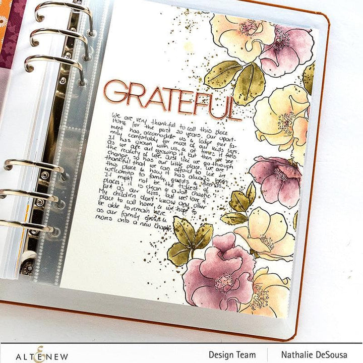 PMA Industries, Inc. Clear Stamps Paint-A-Flower: Carefree Delight Outline Stamp Set