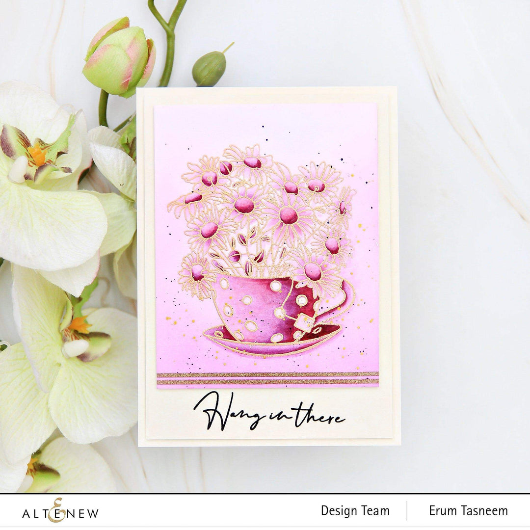 Photocentric Clear Stamps Paint-A-Flower: Chamomile Outline Stamp Set