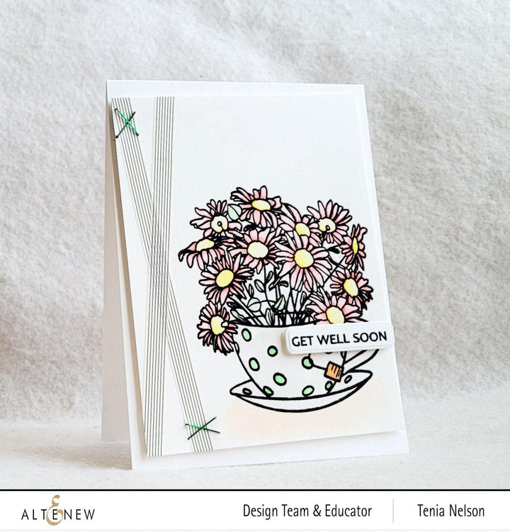 Photocentric Clear Stamps Paint-A-Flower: Chamomile Outline Stamp Set