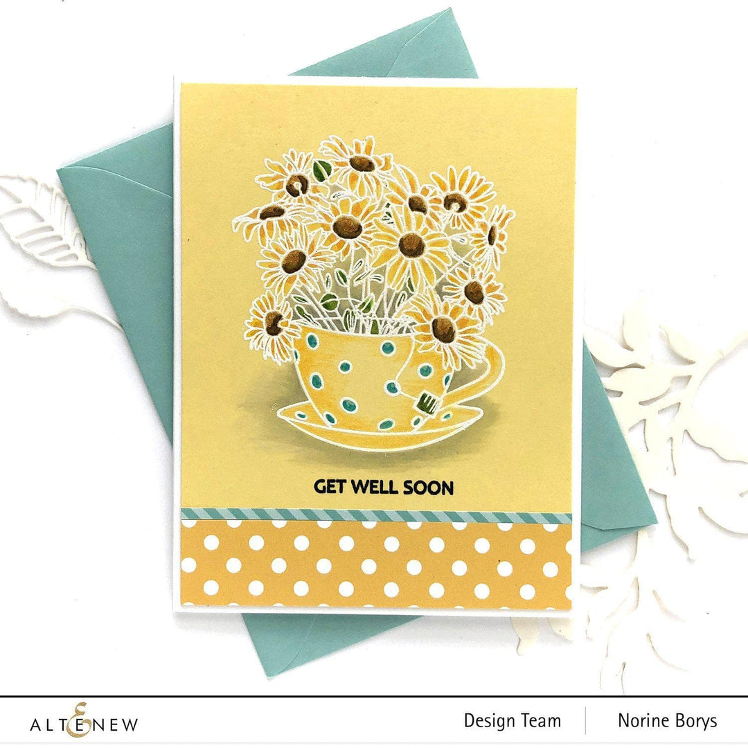 Photocentric Clear Stamps Paint-A-Flower: Chamomile Outline Stamp Set