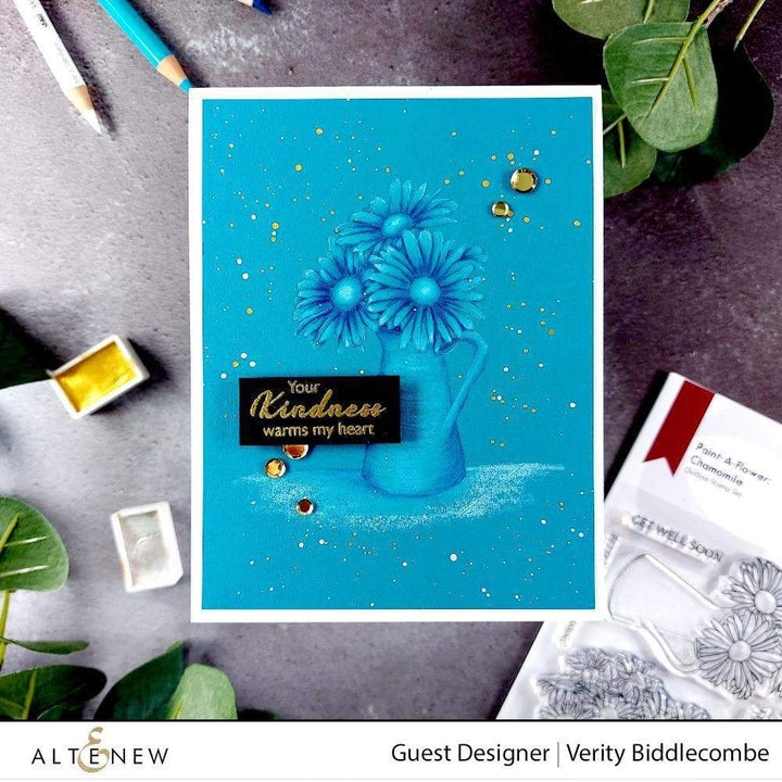 Photocentric Clear Stamps Paint-A-Flower: Chamomile Outline Stamp Set