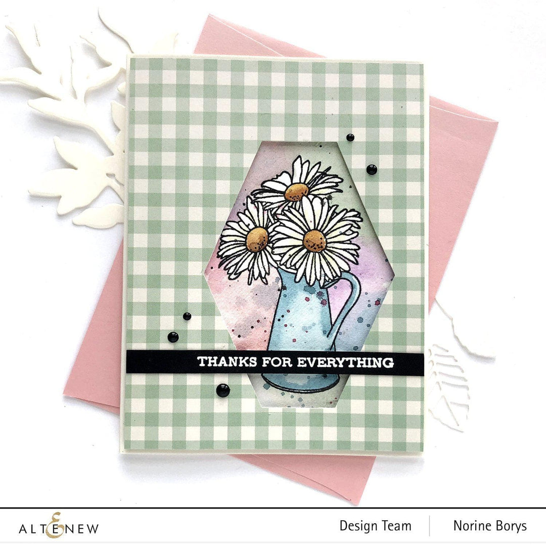 Photocentric Clear Stamps Paint-A-Flower: Chamomile Outline Stamp Set
