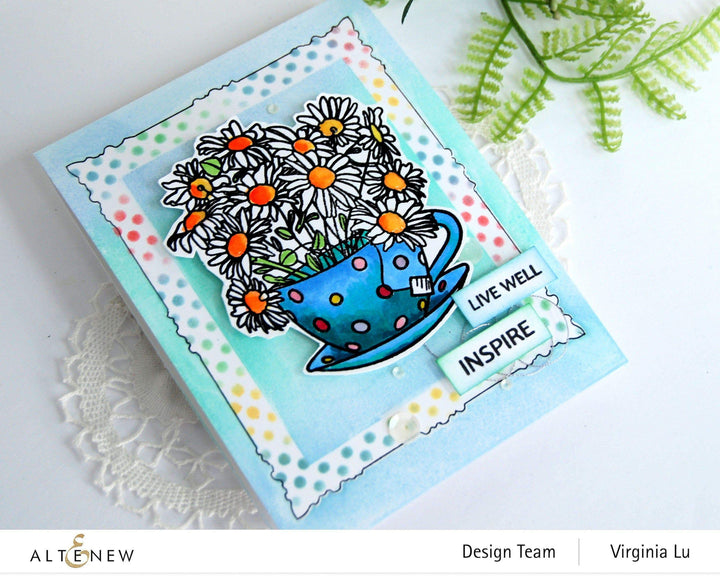 Photocentric Clear Stamps Paint-A-Flower: Chamomile Outline Stamp Set
