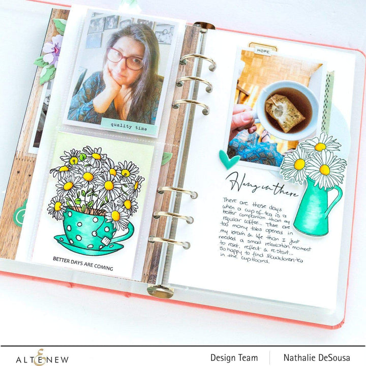 Photocentric Clear Stamps Paint-A-Flower: Chamomile Outline Stamp Set