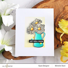 Photocentric Clear Stamps Paint-A-Flower: Chamomile Outline Stamp Set