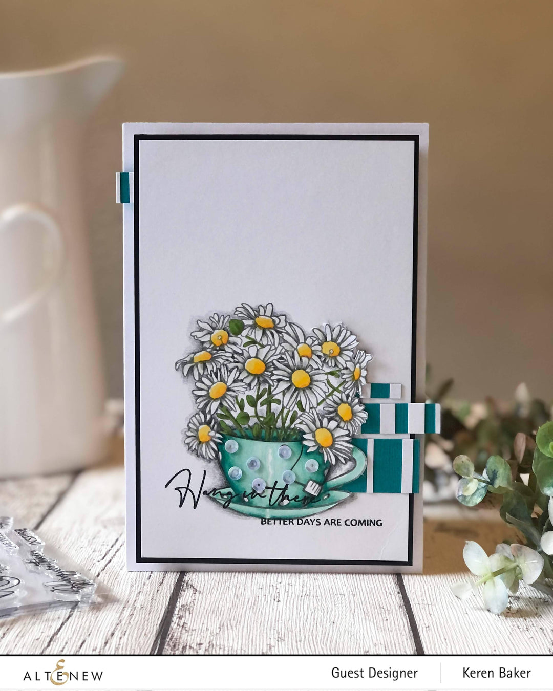 Photocentric Clear Stamps Paint-A-Flower: Chamomile Outline Stamp Set