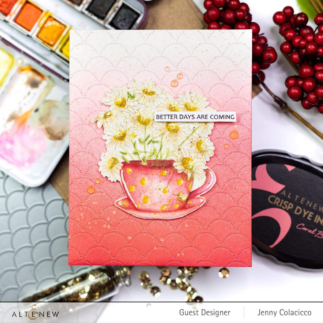 Photocentric Clear Stamps Paint-A-Flower: Chamomile Outline Stamp Set