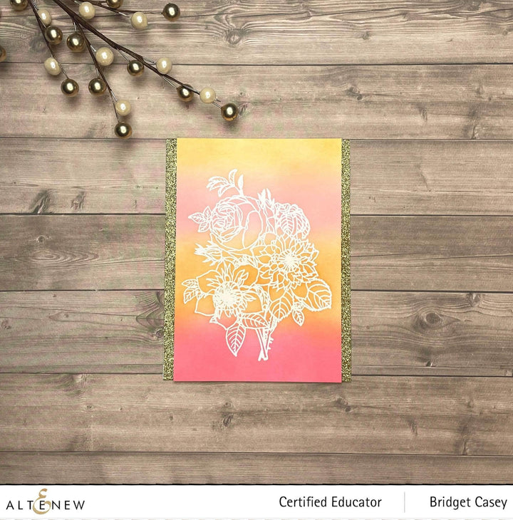 Photocentric Clear Stamps Paint-A-Flower: Clematis Josephine Outline Stamp Set