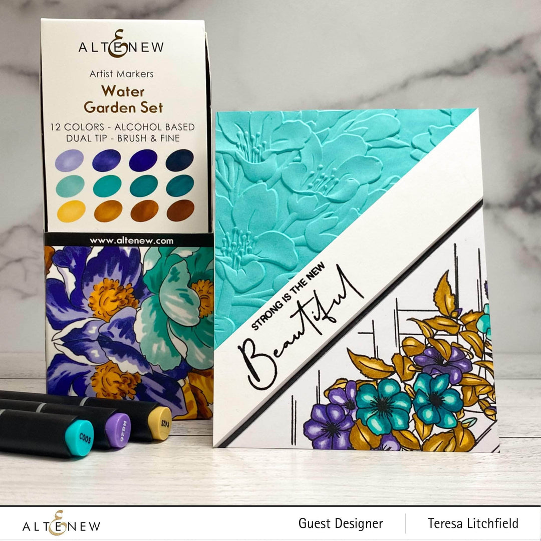 Photocentric Clear Stamps Paint-A-Flower: Clematis Outline Stamp Set