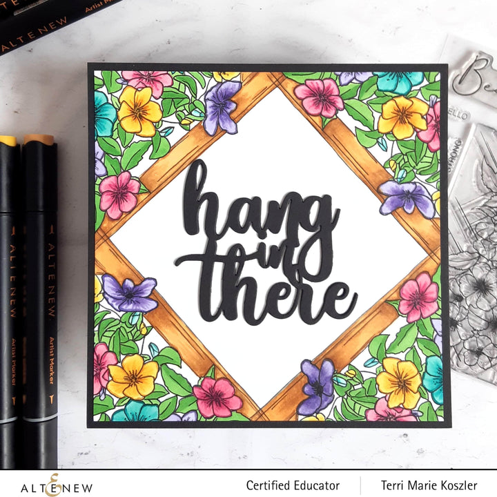 Photocentric Clear Stamps Paint-A-Flower: Clematis Outline Stamp Set